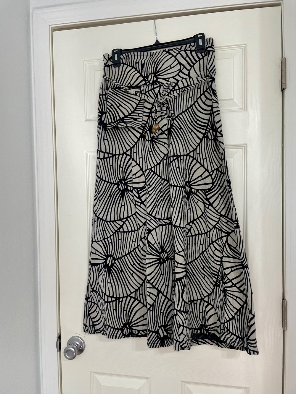 Japanese Style Lily Pad Unique Wide Leg Pants